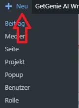 erstelle einen neuen Beitrag