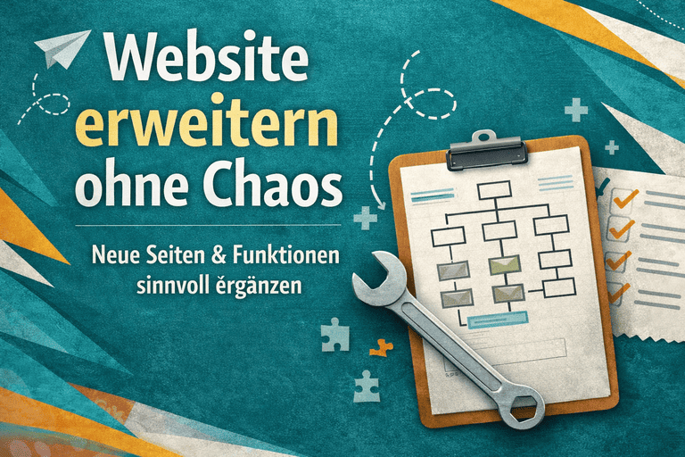 Website erweitern ohne Chaos (1)